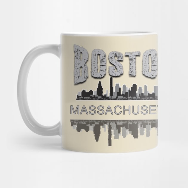 Boston Massachusetts by TeeText